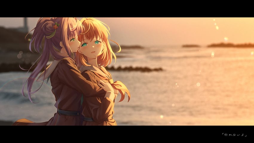 hinoshita kaho and otomune kozue (love live! and 1 more) drawn by hanazora_satsuki