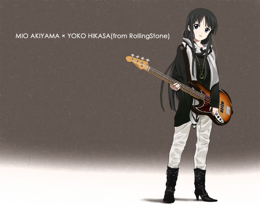 akiyama mio and hikasa youko (k-on! and 1 more) drawn by yuu_(1007yu)