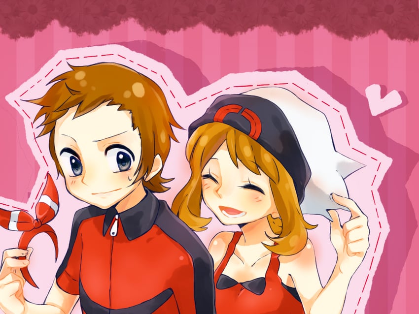 may and brendan (pokemon and 1 more) drawn by bw-shiawasenishitai