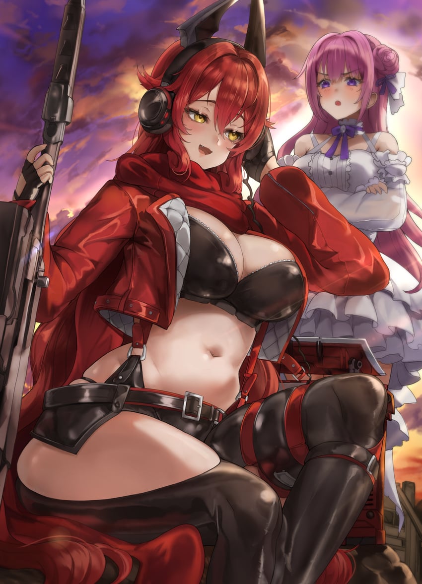 red hood and dorothy (goddess of victory: nikke) drawn by minus_zero69