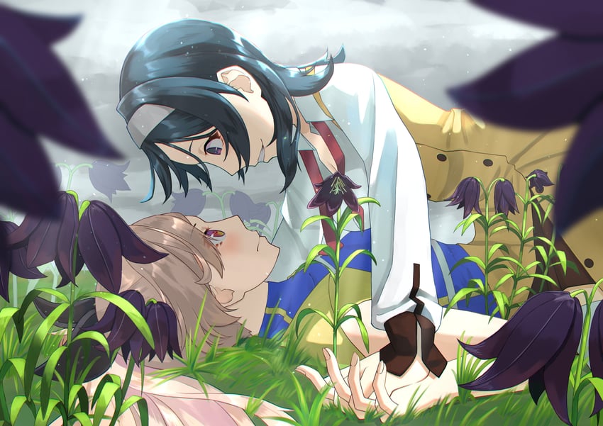 menou and tokitou akari (shokei shoujo no virgin road) drawn by yonaga_nagaduki