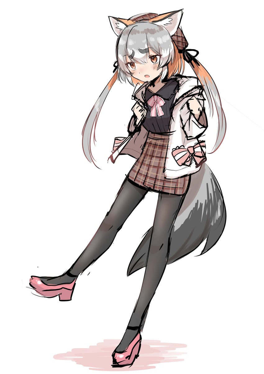 island fox (kemono friends and 1 more) drawn by mitorizu_02