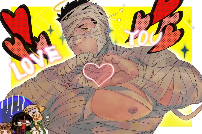 protagonist 2, zabaniyya, volos, and alice (tokyo afterschool summoners) drawn by blackcatlandr