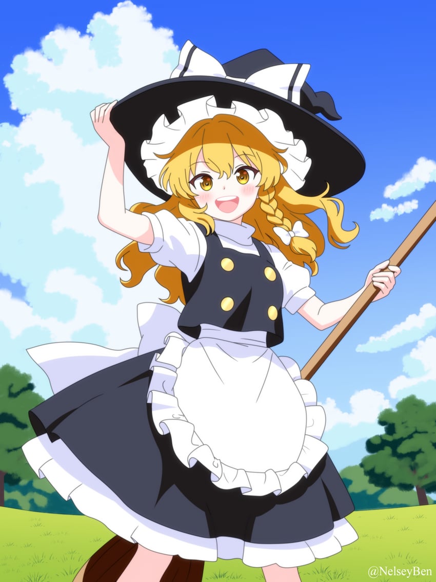 kirisame marisa (touhou) drawn by bnelsey
