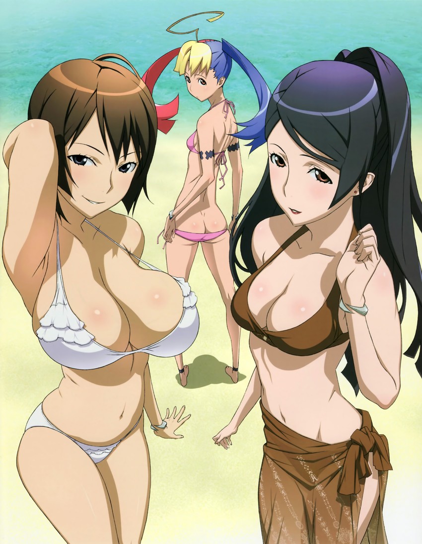 tsuzuki shiori, soho reina, and maria (witchblade) drawn by uno_makoto