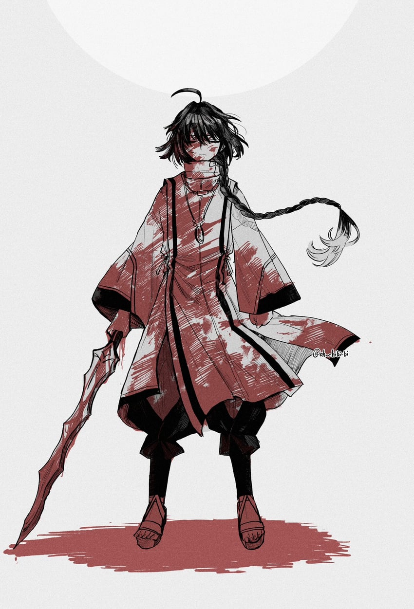 yamato takeru (fate and 1 more) drawn by oh_chibi_bi