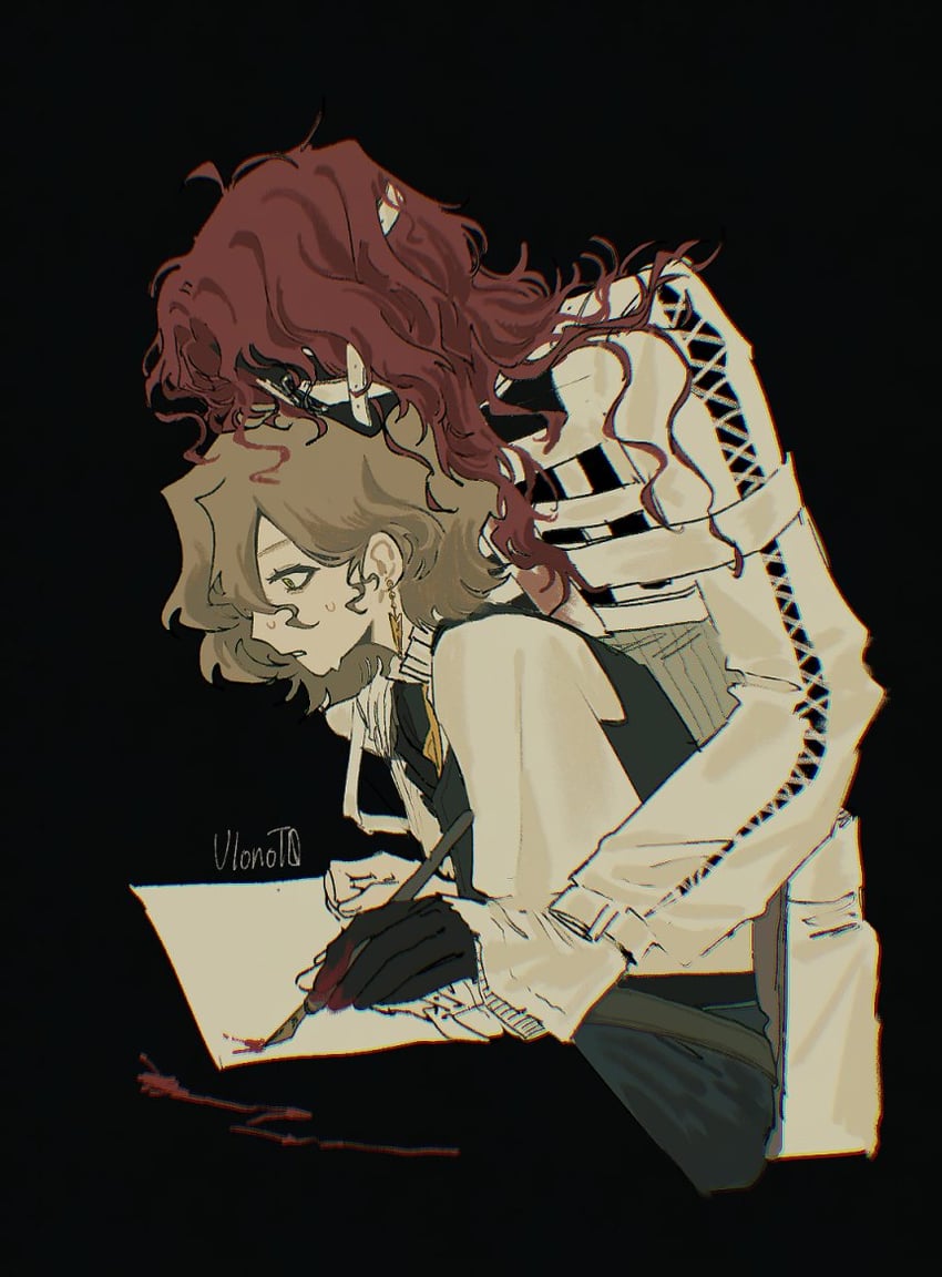 recoleta and aleph (reverse:1999) drawn by oji-sama_(ochi4t)