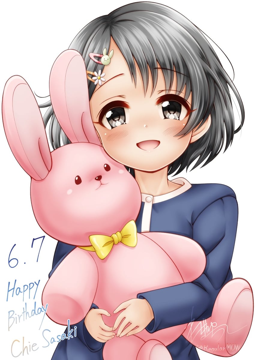 sasaki chie (idolmaster and 1 more) drawn by regular_mow