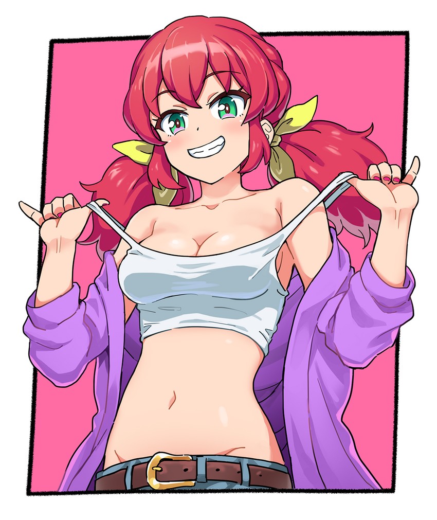 asuka mirai (aikatsu! and 1 more) drawn by yoban