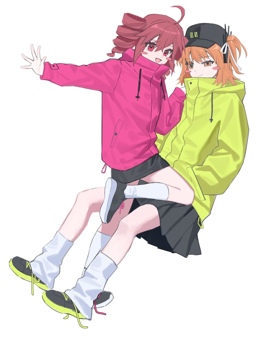 kasane teto and adachi rei (utau and 1 more) drawn by madoka066