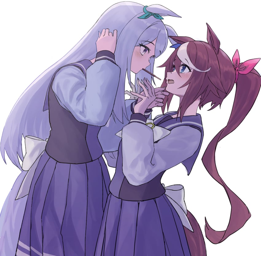 mejiro mcqueen and tokai teio (umamusume) drawn by icebell_(kourisuzuu)