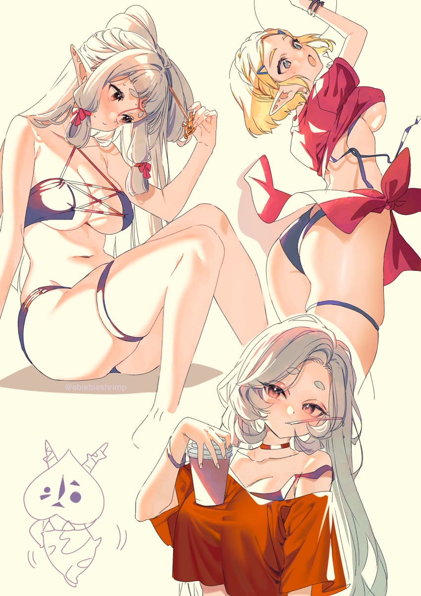 princess zelda, purah, korok, and paya (the legend of zelda and 1 more) drawn by shuri_(84k)