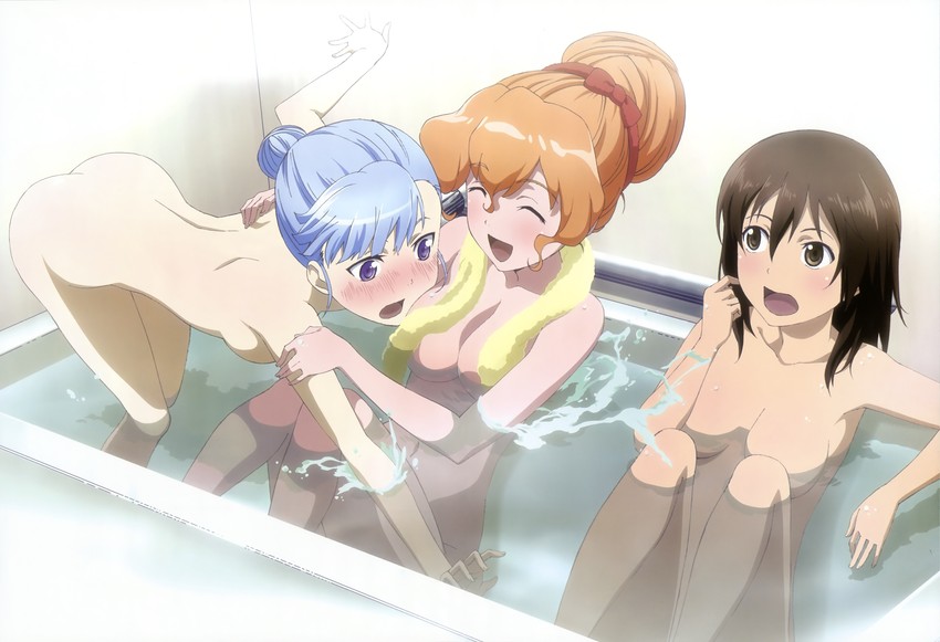 fin e ld si laffinty, kyouno madoka, and muginami (nyantype and 1 more) drawn by norita_takumo