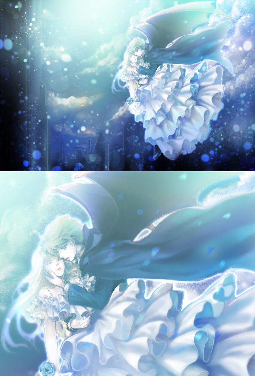 slaine troyard and asseylum vers allusia (aldnoah.zero) drawn by daho