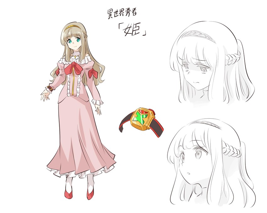 brave princess (original) drawn by kato_takuji