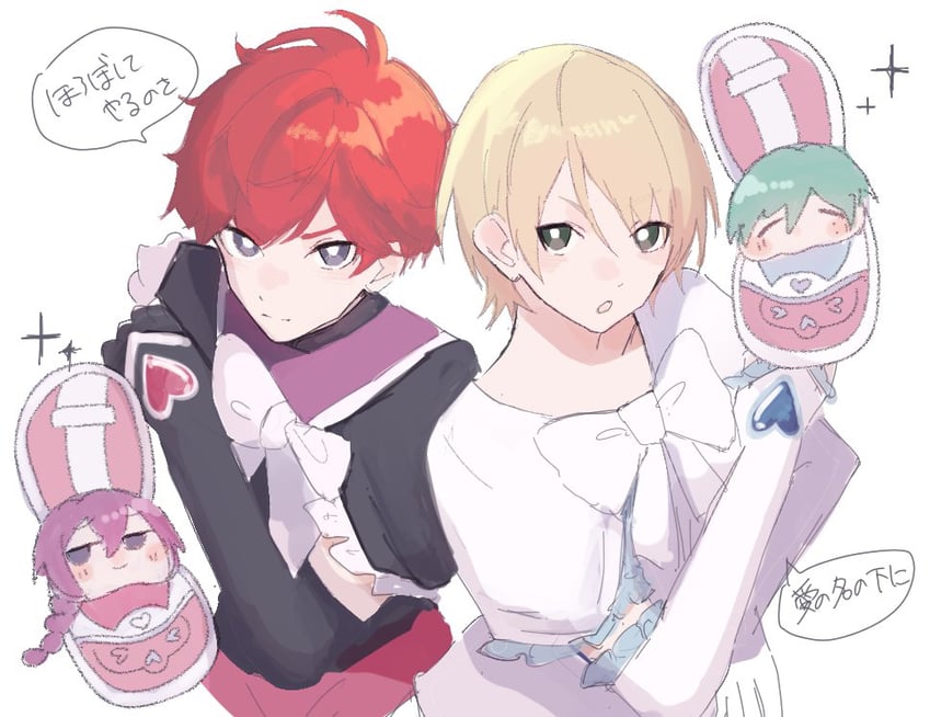 cure black, cure white, amagi hiiro, shiratori aira, ayase mayoi, and 1 more (precure and 2 more) drawn by na_77_pq