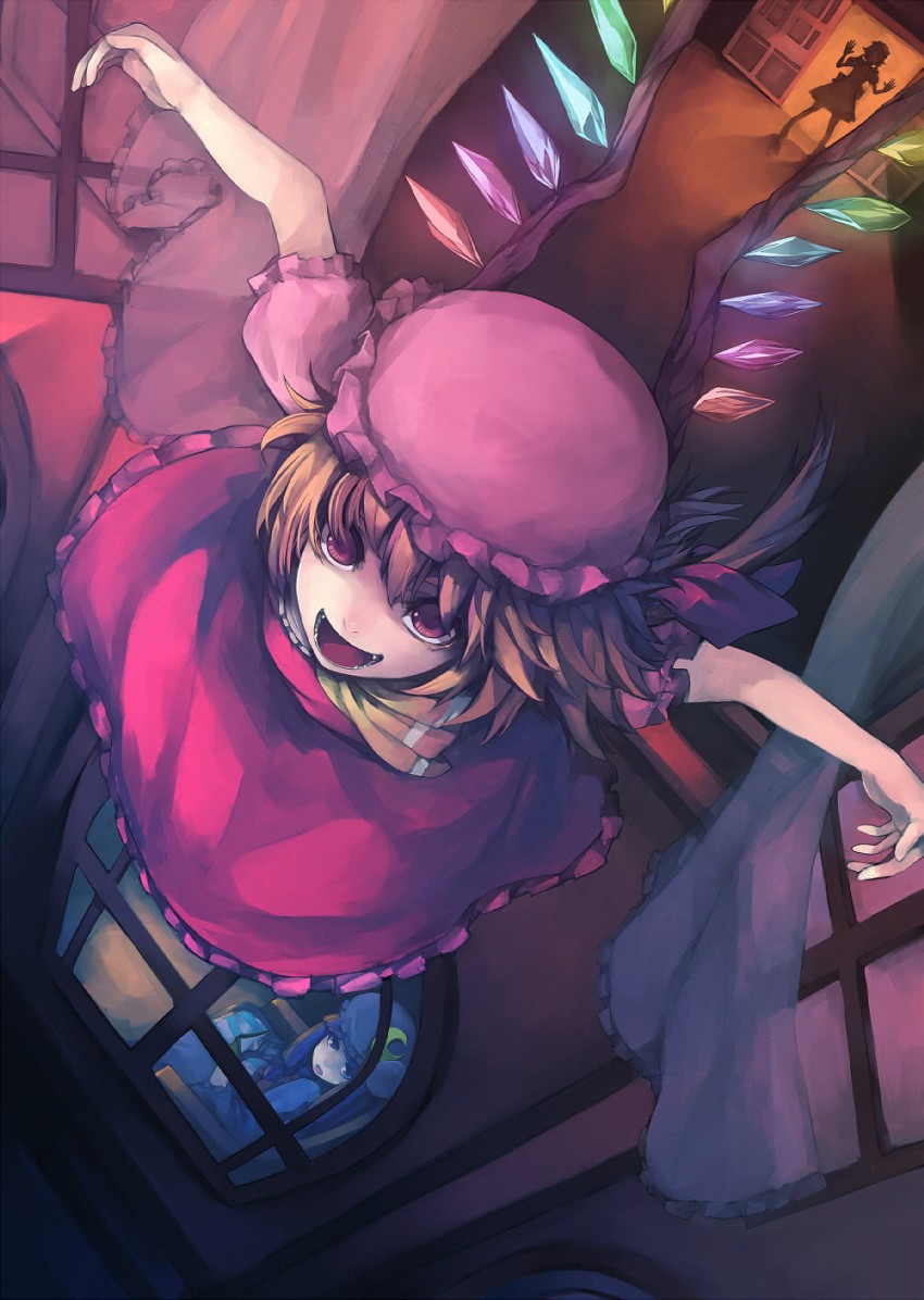flandre scarlet, izayoi sakuya, and patchouli knowledge (touhou) drawn by hitoto