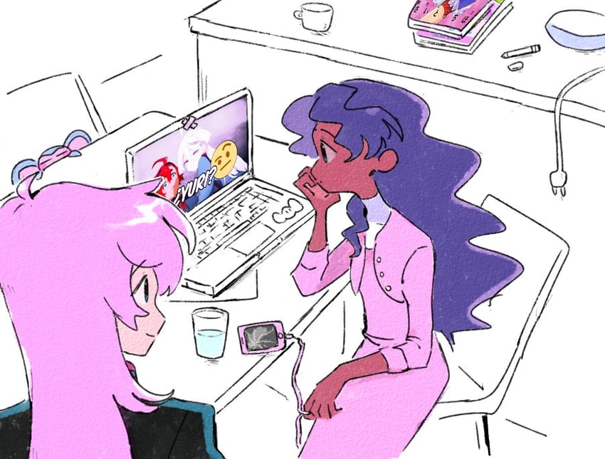 suletta mercury, miorine rembran, tenjou utena, himemiya anthy, and chu chu (gundam and 2 more) drawn by ribitta