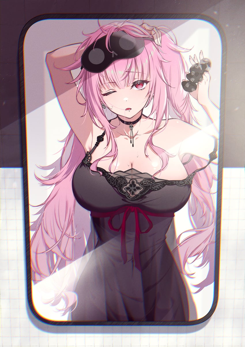 mori calliope (hololive and 1 more) drawn by nolmo
