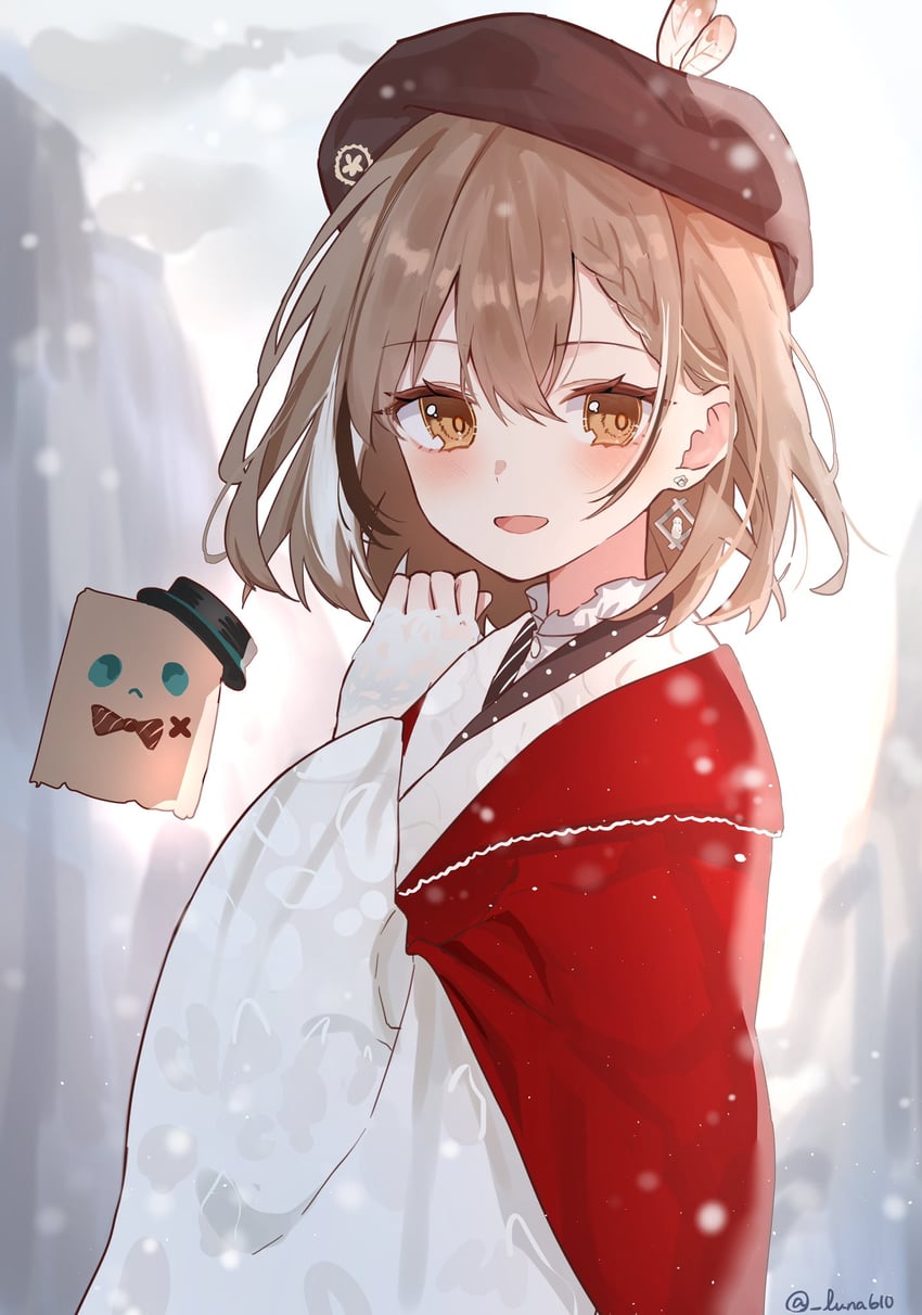 nanashi mumei and friend (hololive and 1 more) drawn by luna_(luna610)