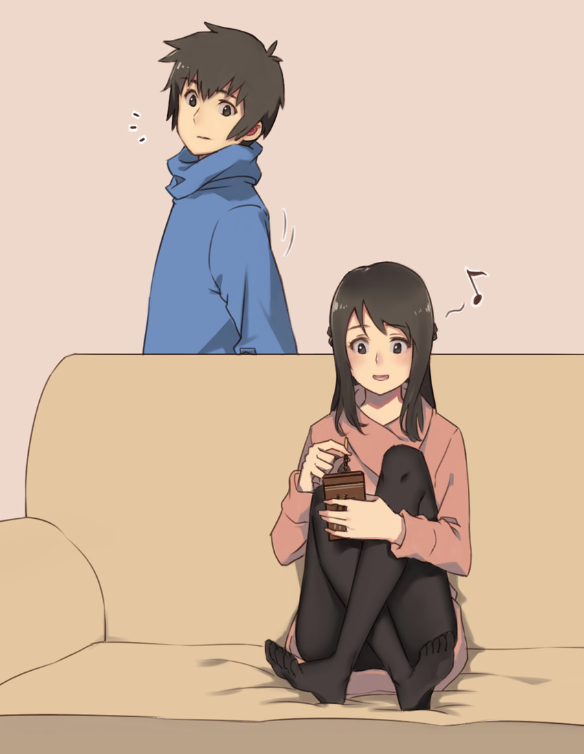 miyamizu mitsuha and tachibana taki (kimi no na wa.) drawn by squidsmith
