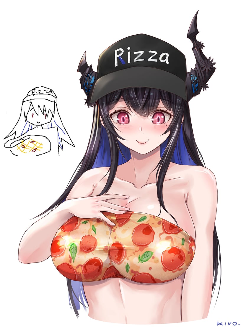 nerissa ravencroft (hololive and 1 more) drawn by kivo