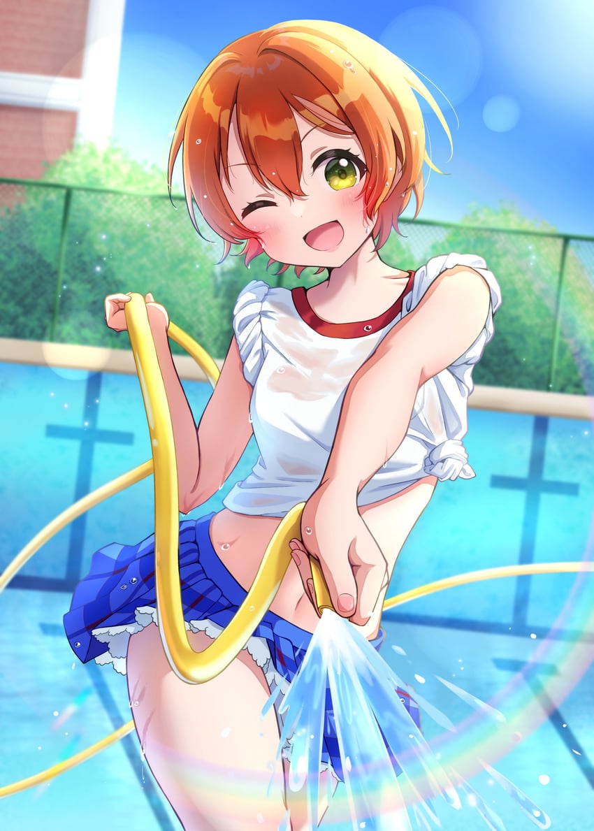 hoshizora rin (love live! and 1 more) drawn by ritaso