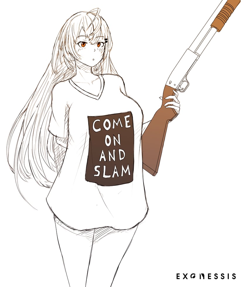 m37 (girls' frontline and 2 more) drawn by exonessis
