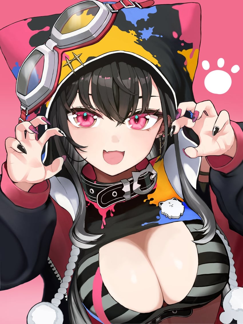 nekota tsuna and kuroha arya (vspo! and 1 more) drawn by qckvolley