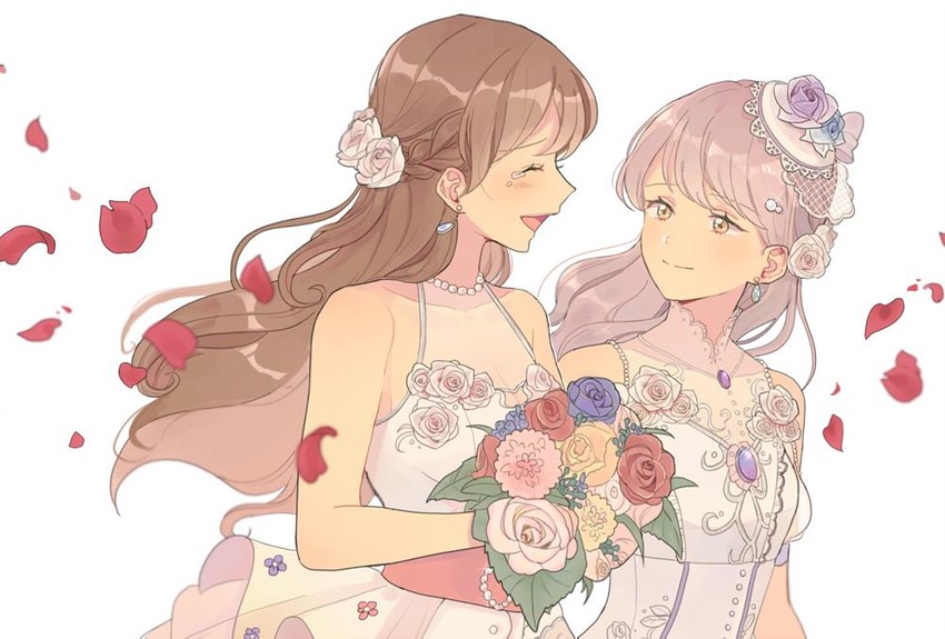 imai lisa and minato yukina (bang dream!) drawn by res2shuu