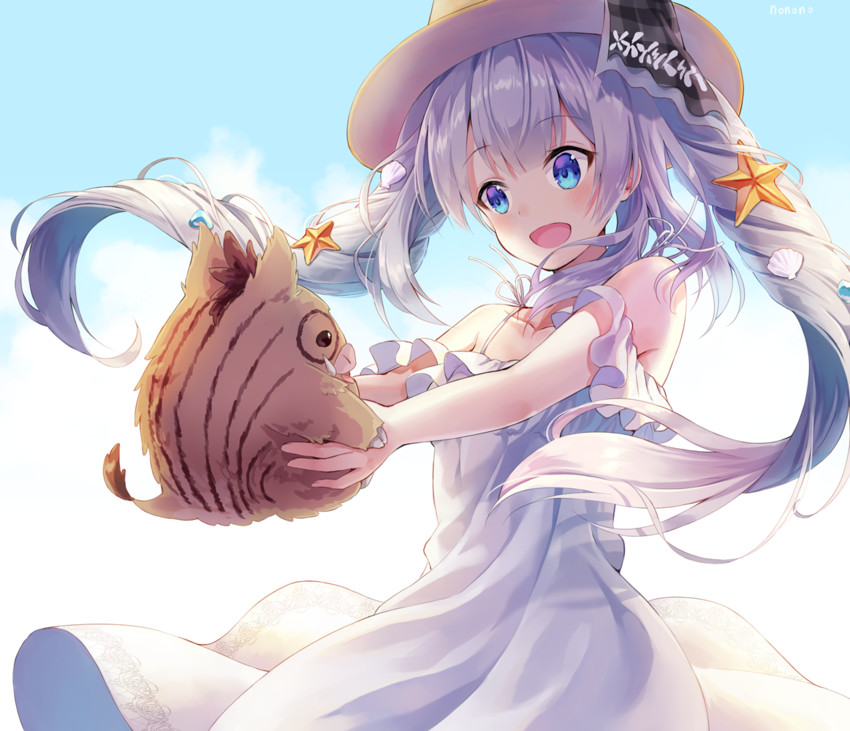 marie antoinette and boar piglet (fate and 1 more) drawn by nonono_(nononotea)