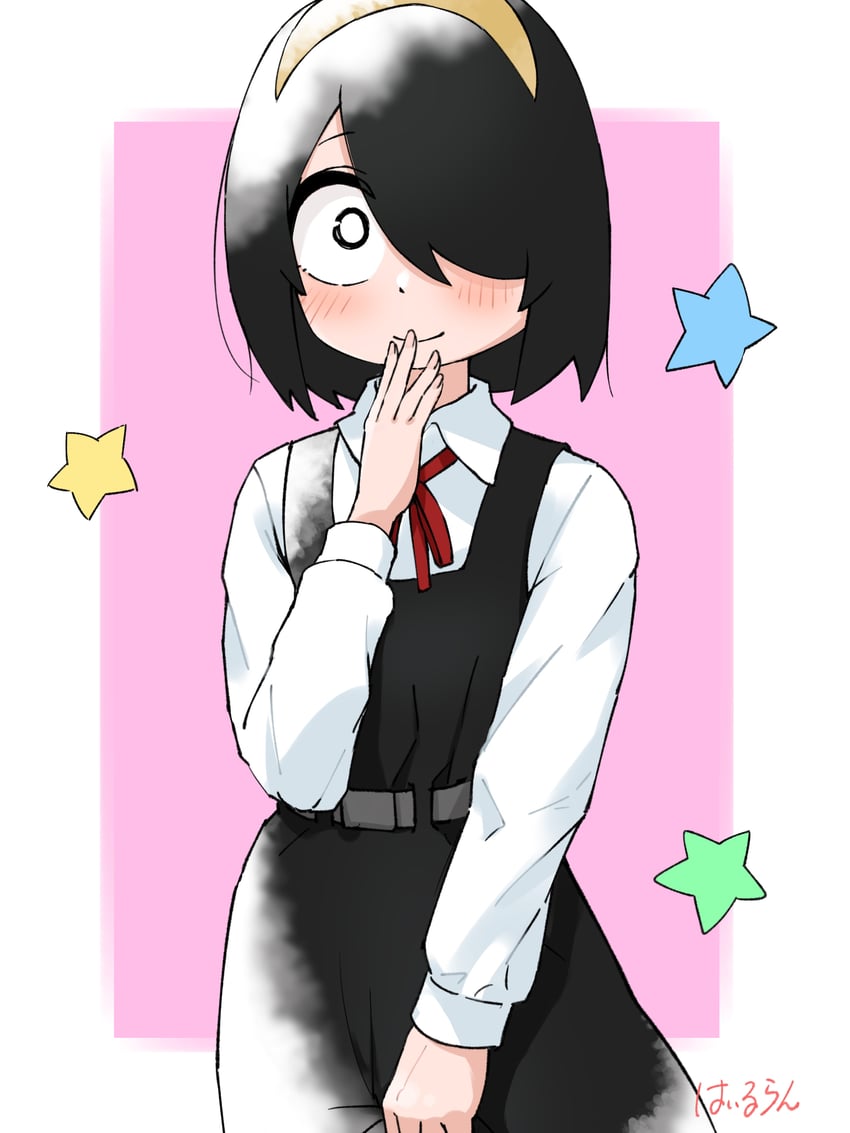 nishimura akane (jijou wo shiranai tenkousei ga guigui kuru.) drawn by hylran0427