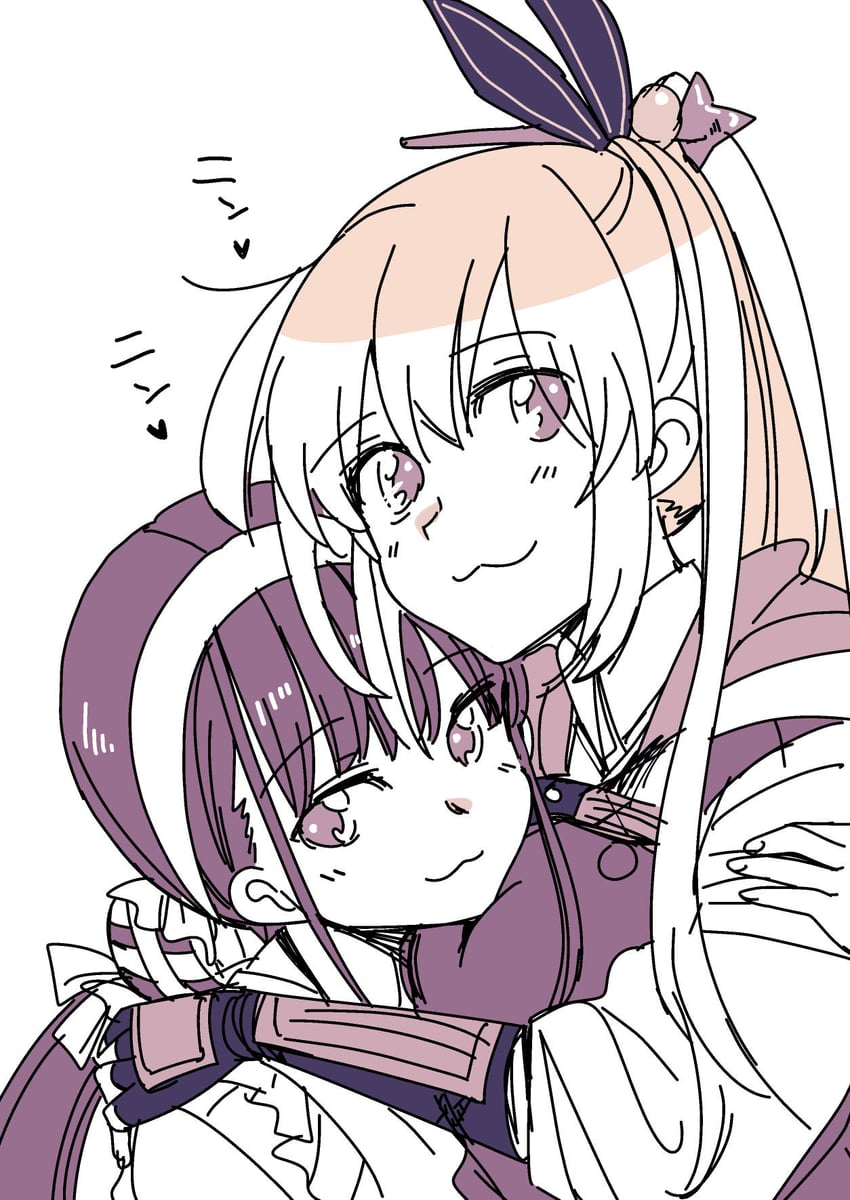 satsuki mari and kanzaki adelheid (heaven burns red) drawn by sanpachishiki_(gyokusai-jima)