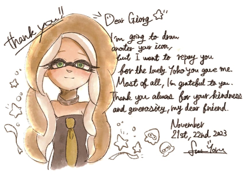 zuzu (splatoon and 1 more) drawn by wildcard1_4