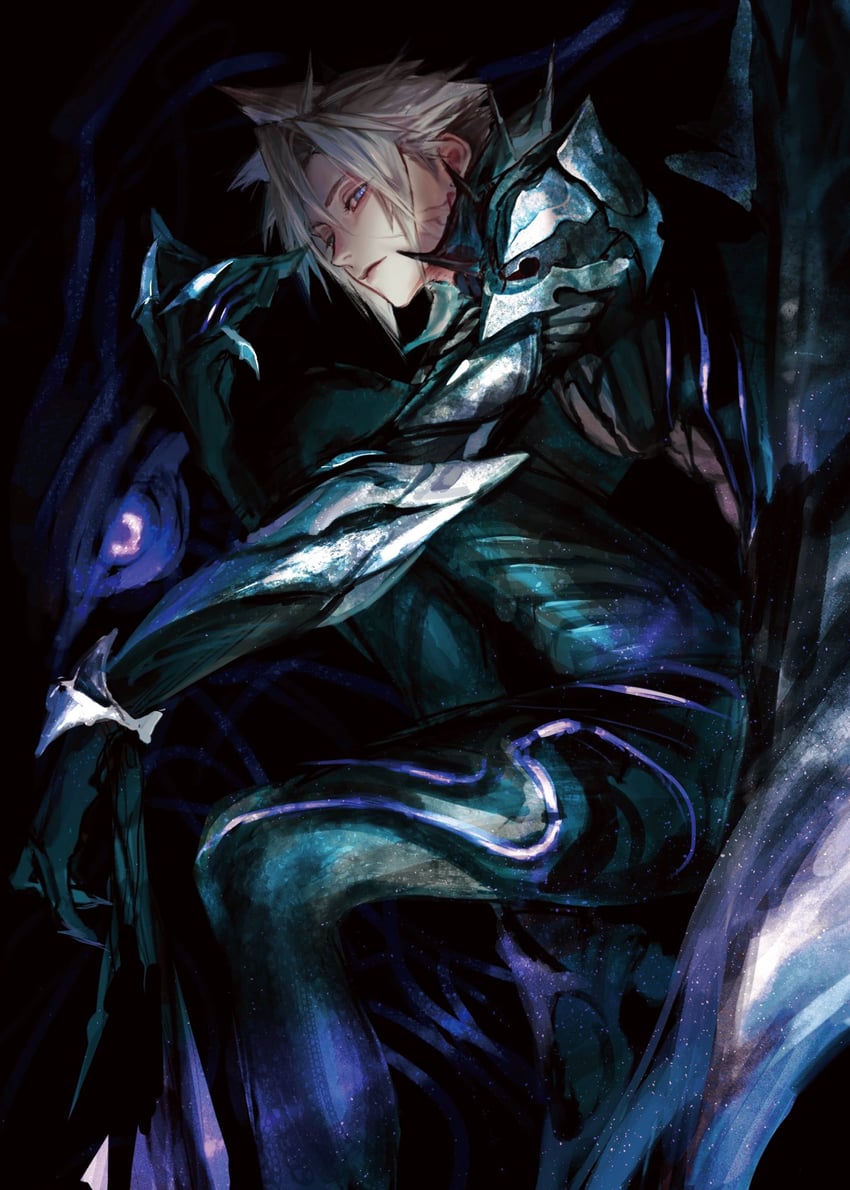 cloud strife (final fantasy and 2 more) drawn by momota_ro5555