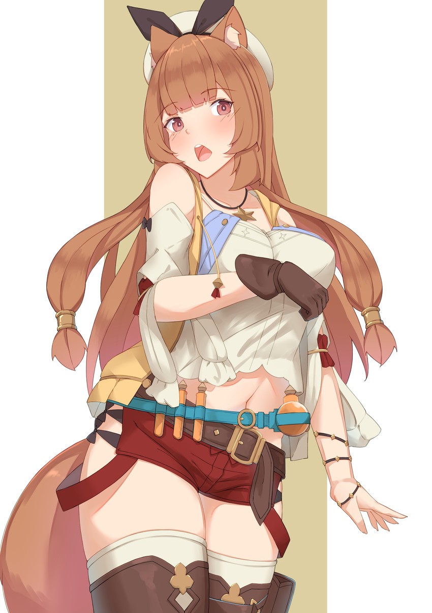 reisalin stout and raphtalia (atelier and 3 more) drawn by kusubii