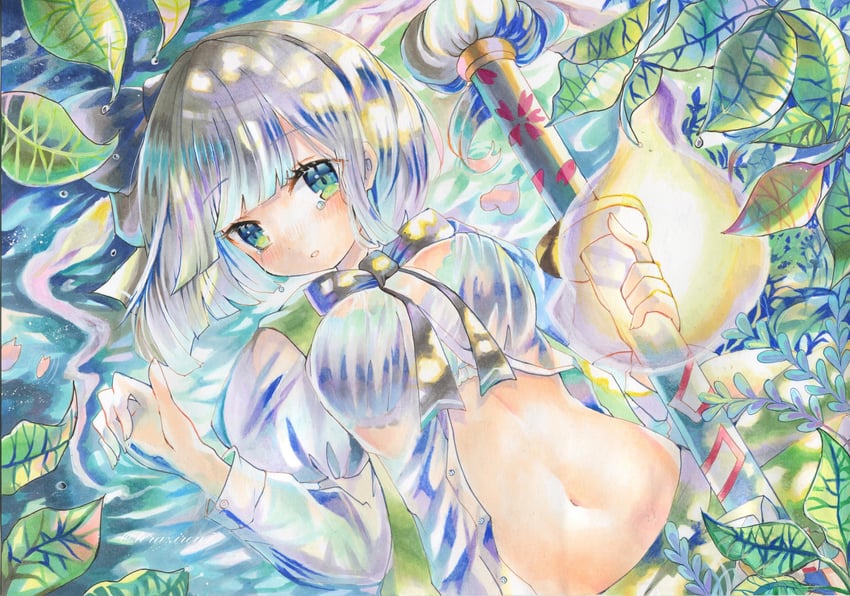 konpaku youmu (touhou) drawn by torajirou_(toraneko_zirou)