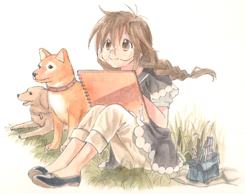 yamaguchi kisaragi (ga geijutsuka art design class and 1 more) drawn by ayanashi_kunio