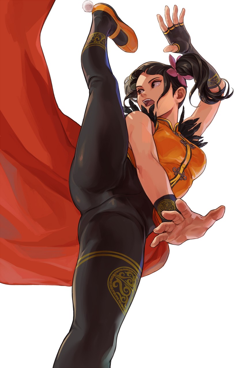 ling xiaoyu (tekken and 1 more) drawn by halogenkn