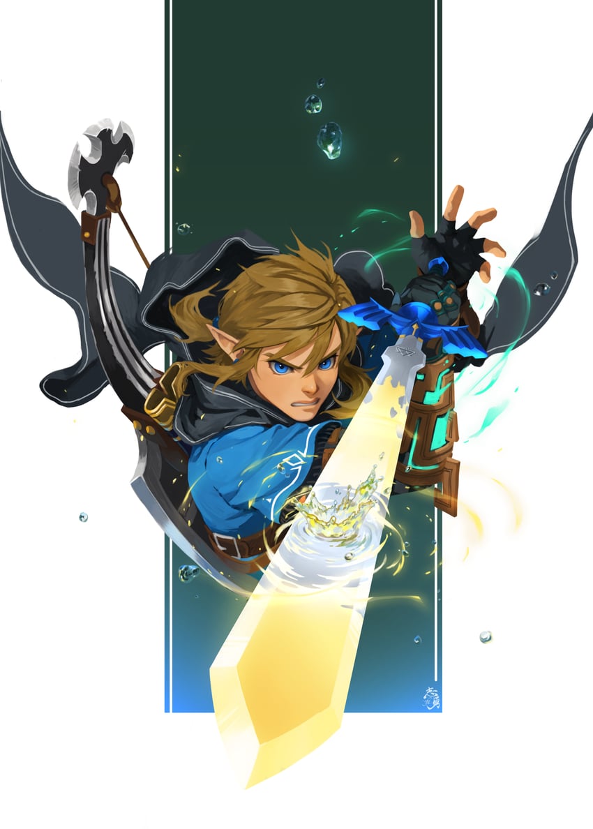link (the legend of zelda and 1 more) drawn by shiyuu_(shiyu)