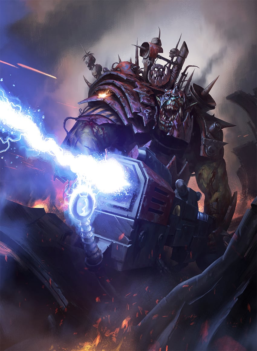 ork (warhammer 40k and 1 more) drawn by darren_tan
