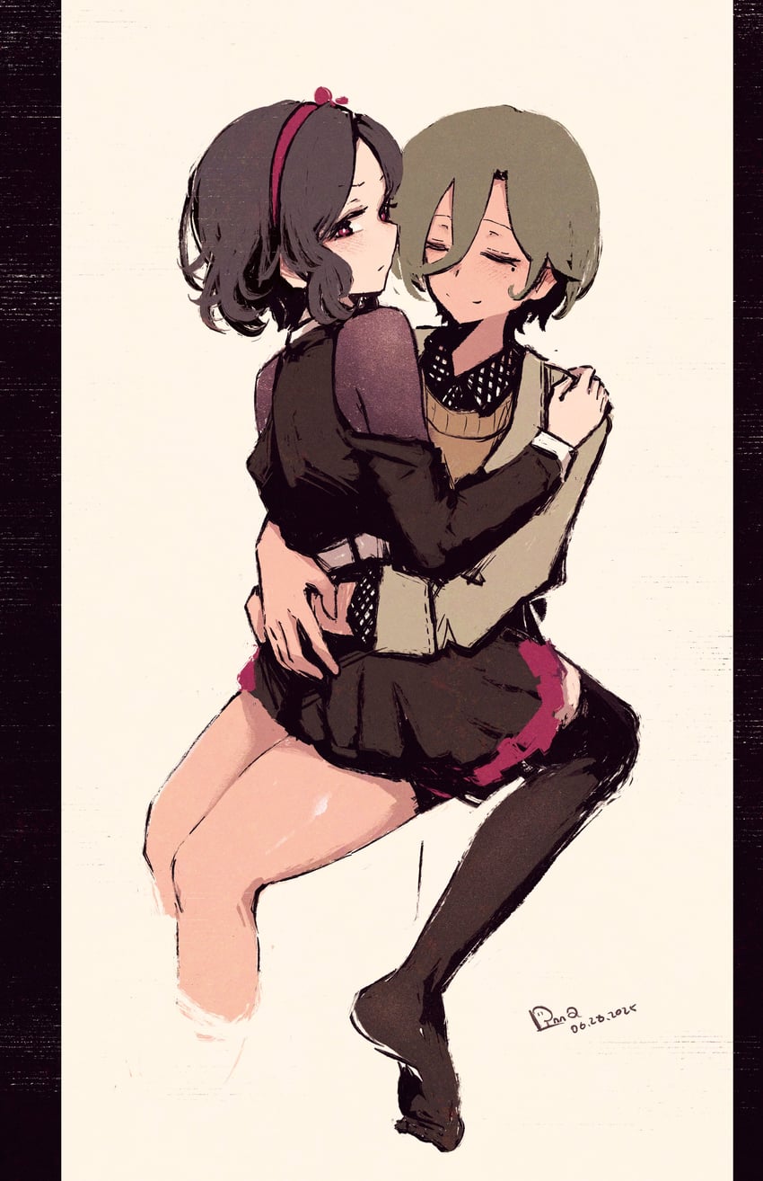 ebizuka tomo and rupa (girls band cry) drawn by rnna