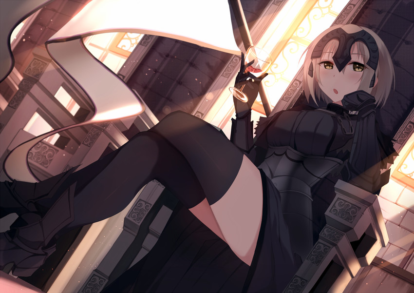jeanne d'arc alter (fate and 1 more) drawn by riki-to