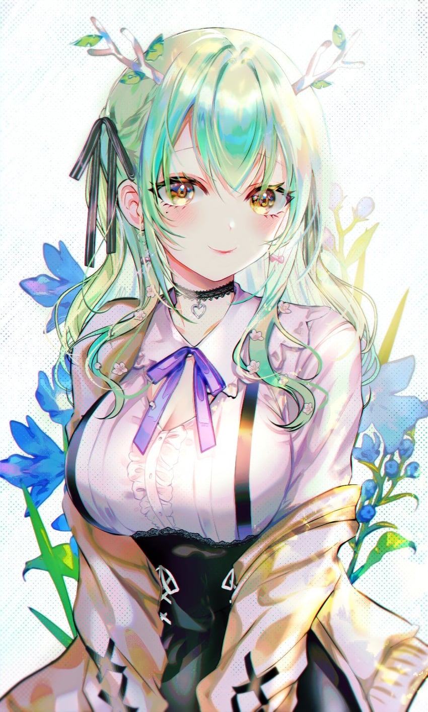 ceres fauna (hololive and 1 more) drawn by sowon