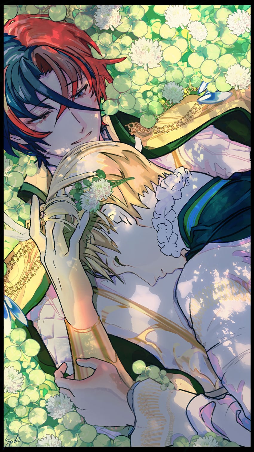 male alear and alfred (fire emblem and 1 more) drawn by syn_deli