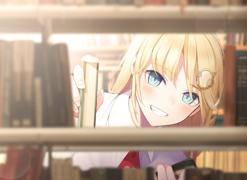 watson amelia (hololive and 1 more) drawn by fed_(giba)