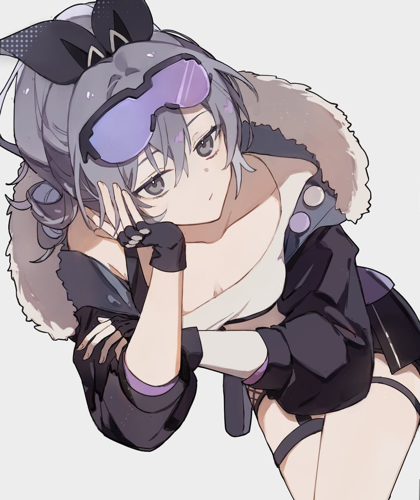 silver wolf (honkai and 1 more) drawn by ellygretta