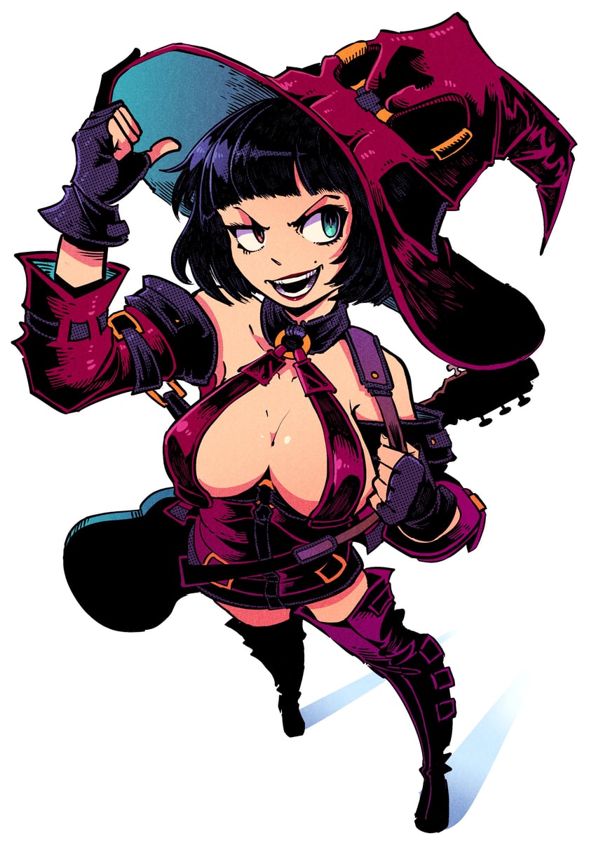i-no (guilty gear and 1 more) drawn by vakodraws