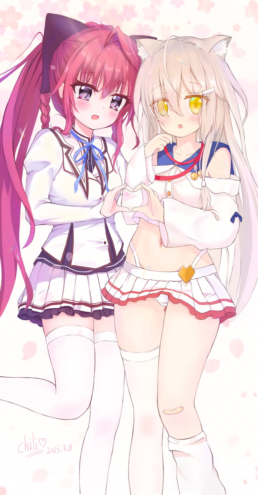 inui sana and kuro (mashiroiro symphony and 1 more) drawn by sichuan_luo_li
