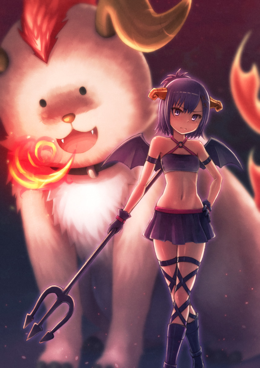 vignette tsukinose april and chappy (gabriel dropout) drawn by dararito
